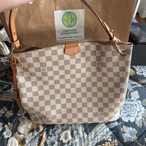 Louis Vuitton graceful damier azur MM